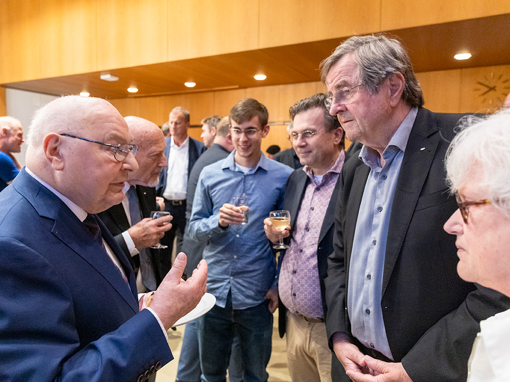 Empfang im Rathaus auf Einladung der Stadt Reutlingen mit Eugen Wendler, Gründer des Friedrich-List-Instituts an der ESB Business School
