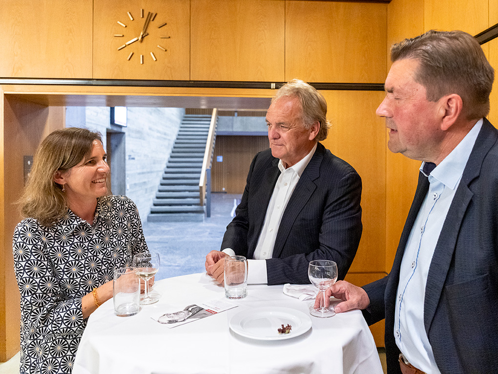 Empfang im Rathaus auf Einladung der Stadt Reutlingen mit Larissa Zierow, Leiterin des Friedrich-List-Instituts an der ESB Business School