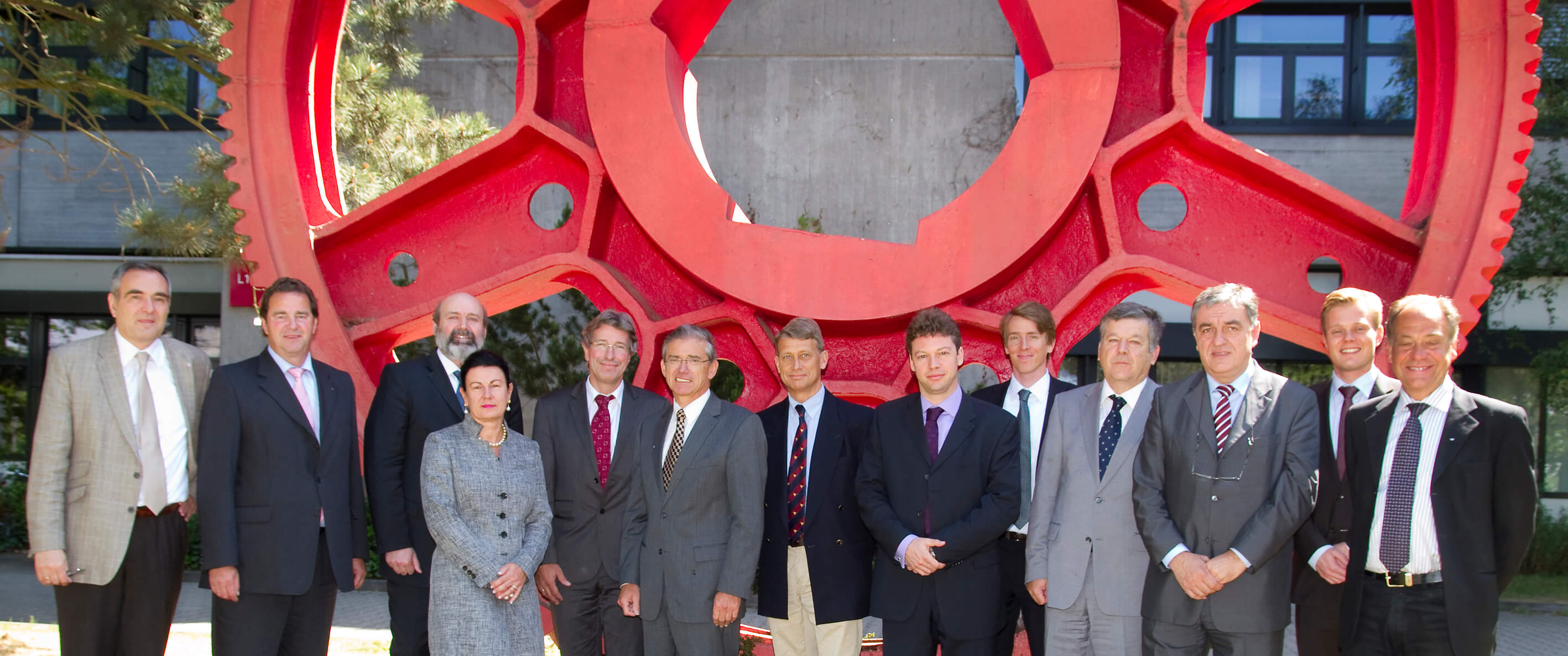 Mitglieder des Projekts der ESB Business School International Association of Learning Factories (IALF)