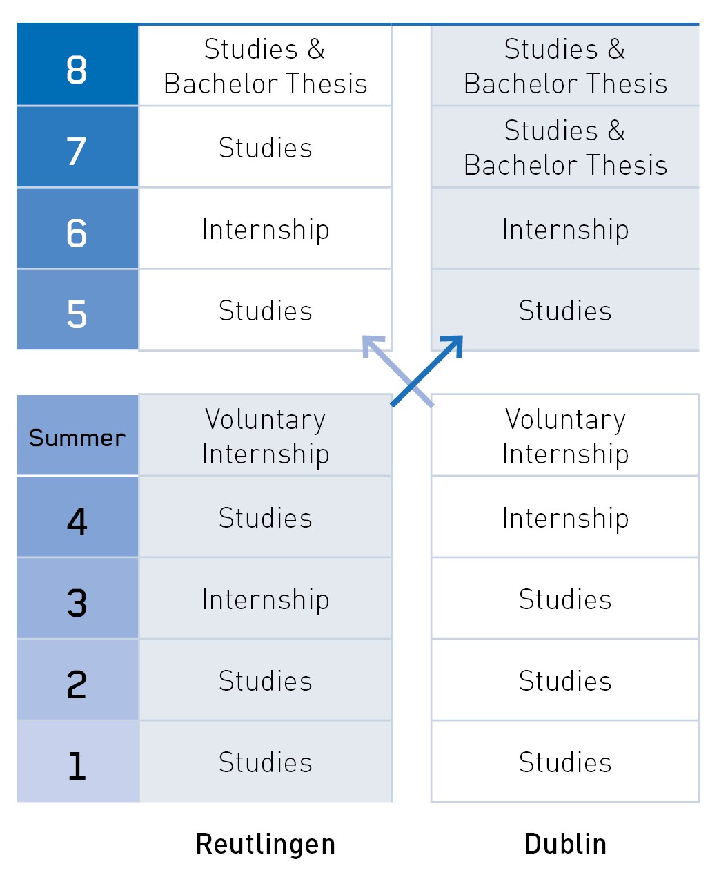 Course in the German-Irish Double Degree
