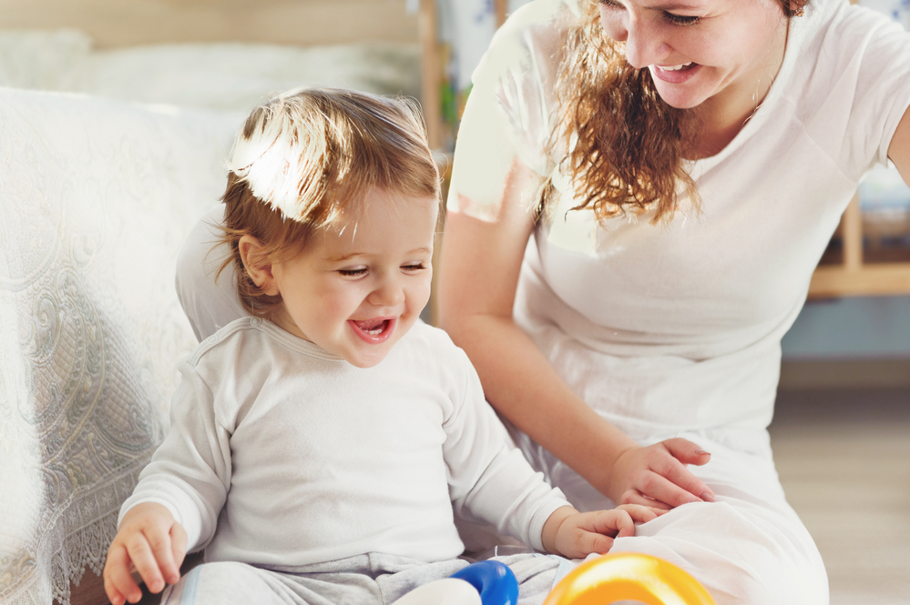 A picture of a baby in the ESB Business School daycare programme 