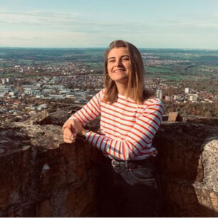A picture of Amélie, an ESB Business School exchange student from France