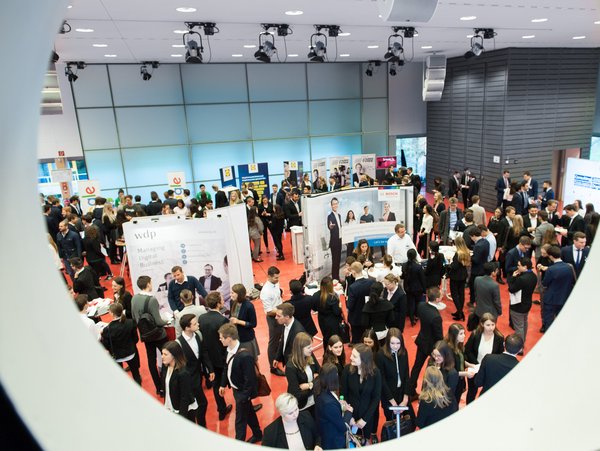 International Management Part-Time ESB Business School professors and students at the international business fair.