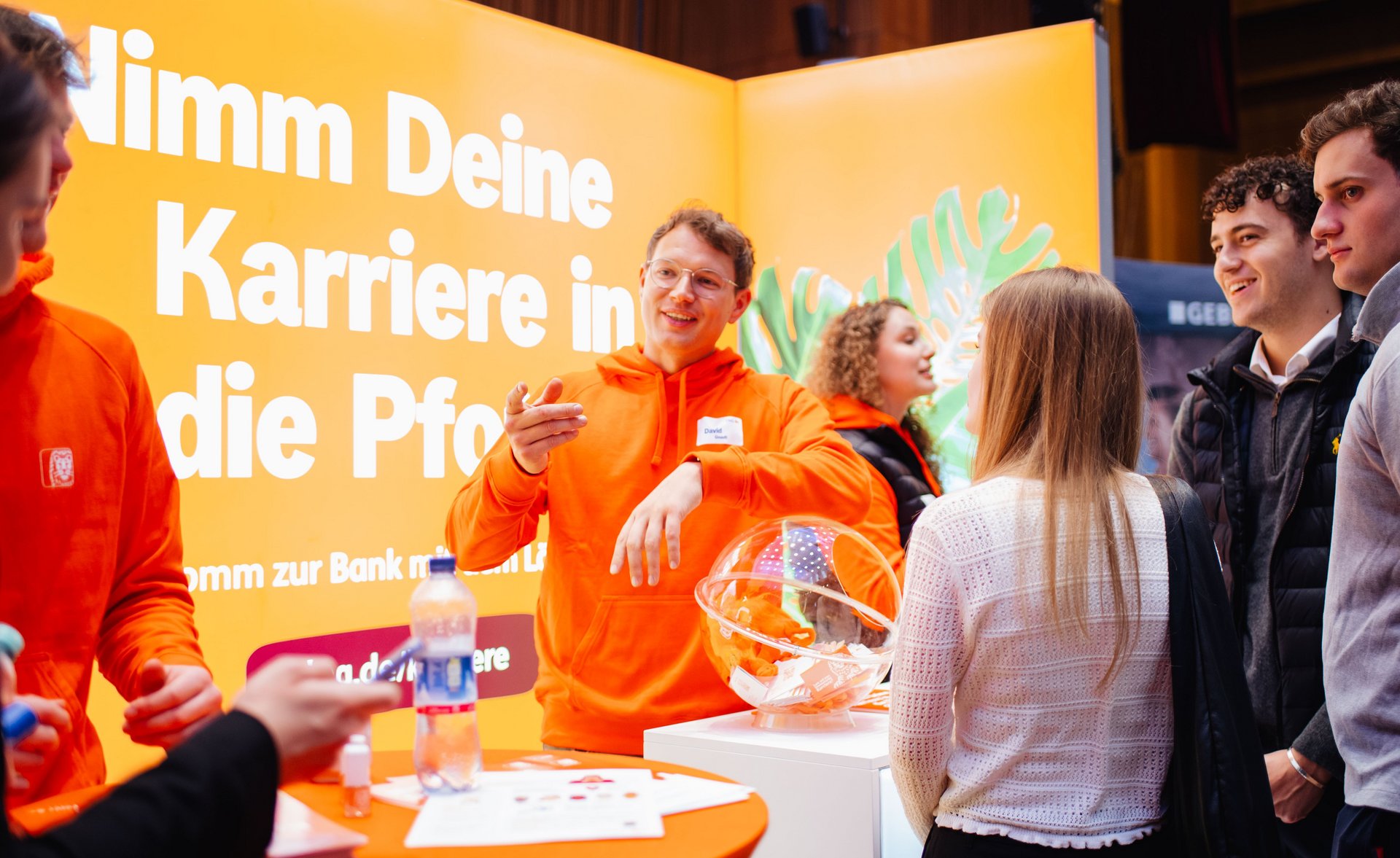 Messestand auf der International Business Fair