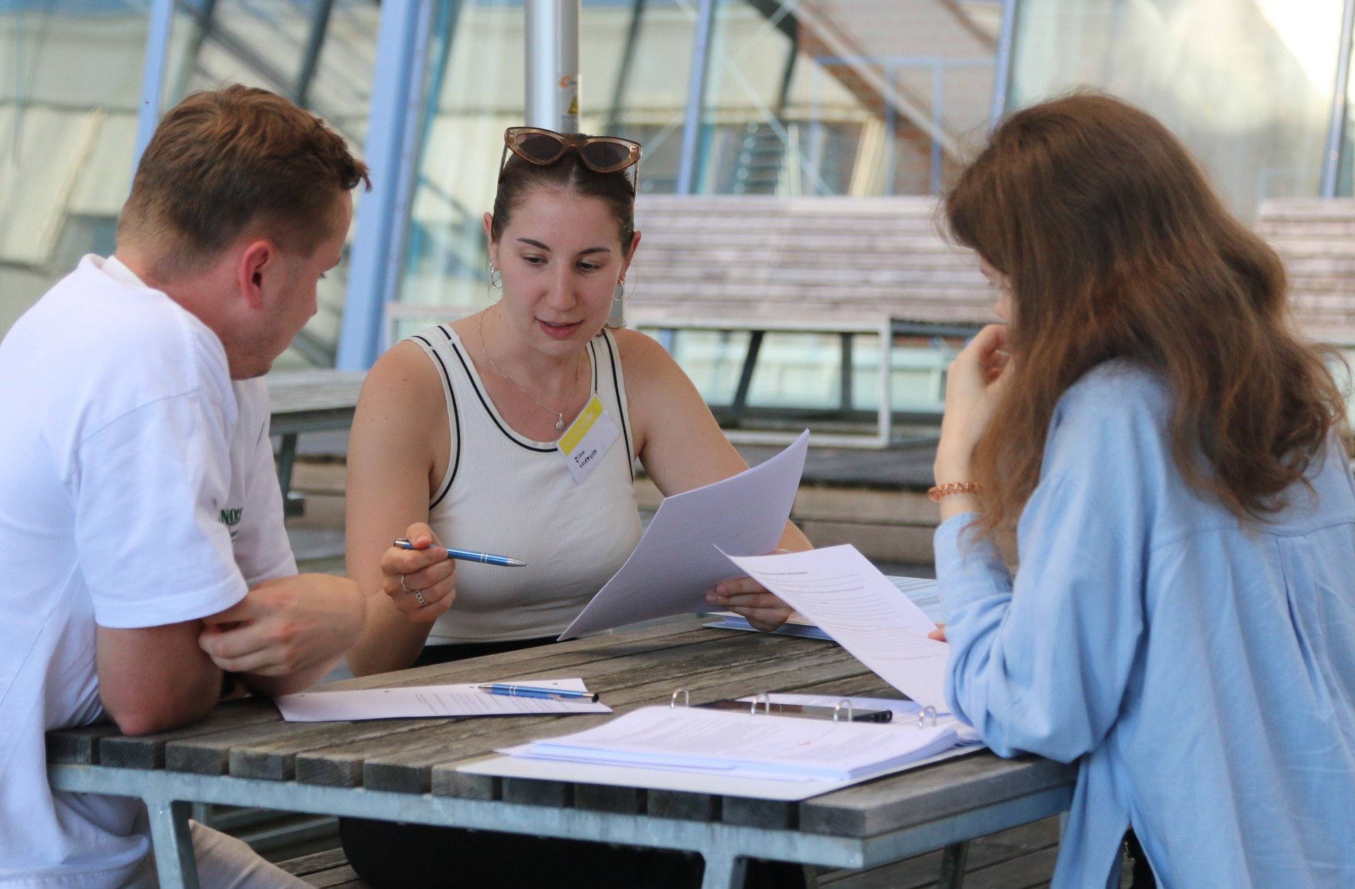 group work at Leadership Talent Academy