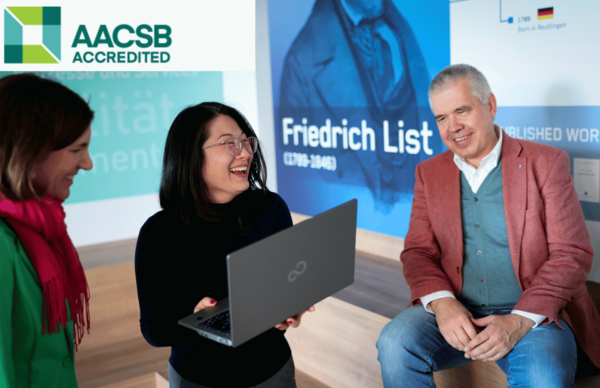 Chinese teacher with other ESB professors
