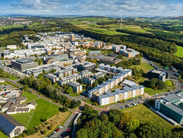 campus of Lancaster University