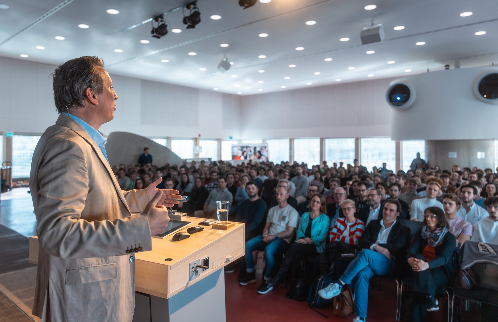 Lionel Souque speaking at ESB Business School